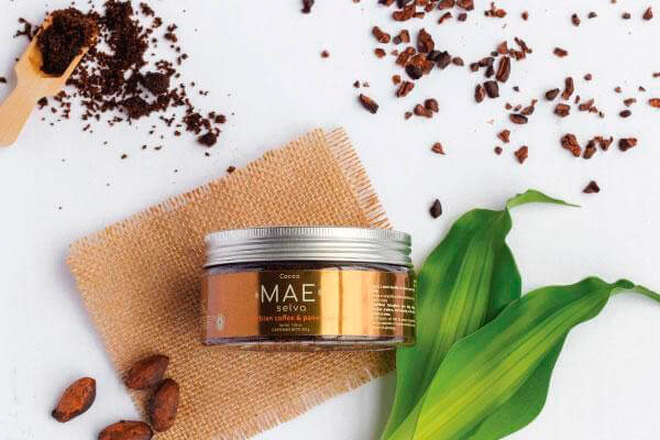 Mae Selva: productos para el cuidado de la piel y cabello, basada en productos totalmente naturales como lo son el café y la panela.