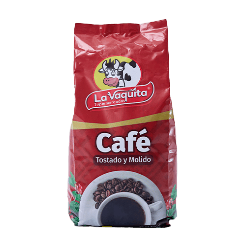 Café tostado y molido. Marca propia La Vaquita por Excol Foods