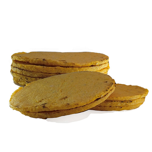 Arepa de maíz amarillo de Excol Foods.